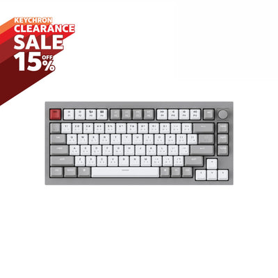 (Clearance) Keychron Q1 Custom Mechanical Keyboard คัสต้อมแมคคานิคอลคีย์บอร์ด (QMK/VIA) - Keychron