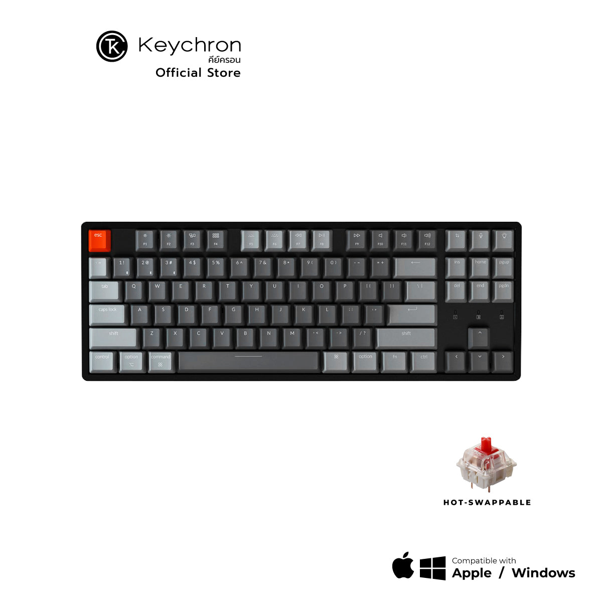 Keychron K8 Wireless Hot-swappable Mechanical Keyboard - Keychron