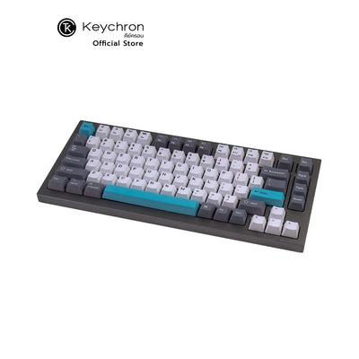 OEM Dye-Sub PBT Keycap Set - Grey White Blue - Keychron