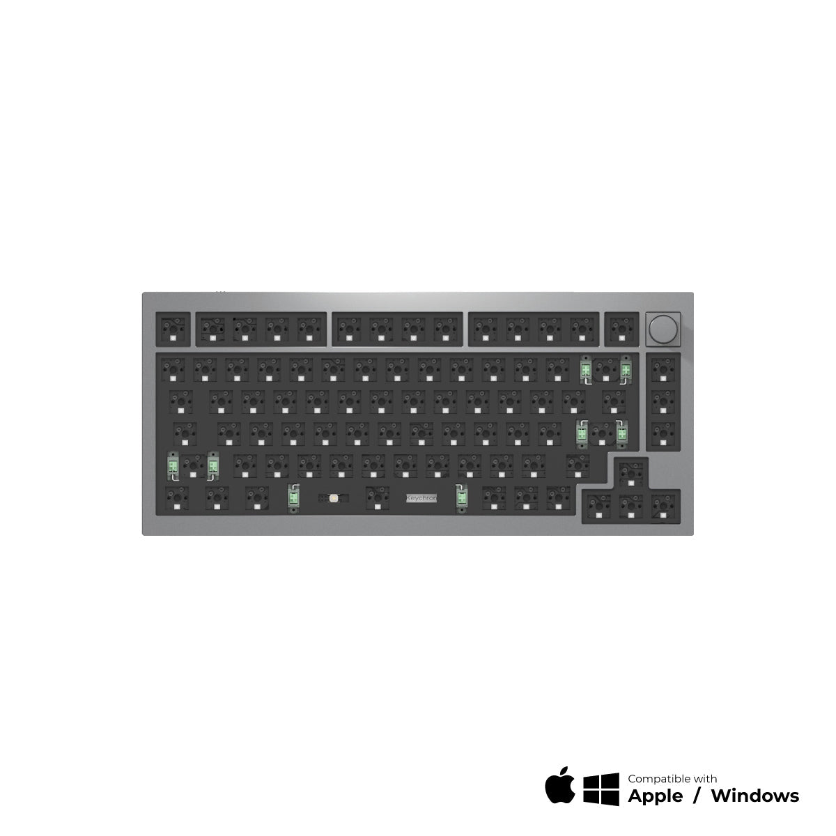 Keychron Q1 QMK Custom Mechanical Keyboard Knob Version - Barebone - Keychron
